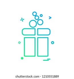 Giftbox icon design vector