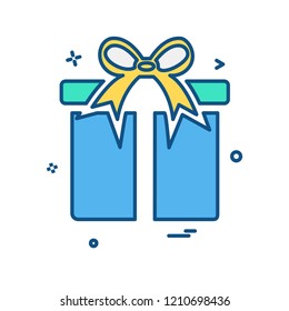 Giftbox icon design vector