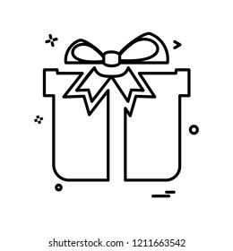 Giftbox icon design vector