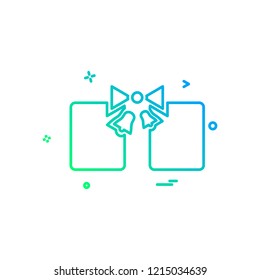 Giftbox icon design vector