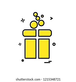 Giftbox icon design vector