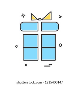 Giftbox icon design vector
