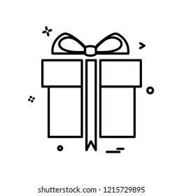 Giftbox icon design vector