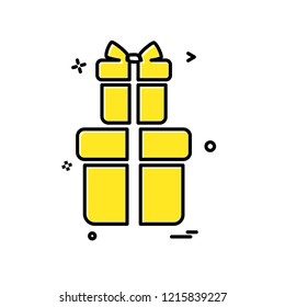 Giftbox icon design vector