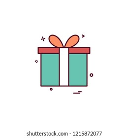 Giftbox icon design vector