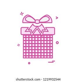 Giftbox icon design vector