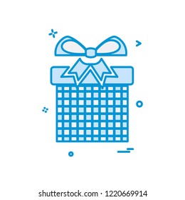 Giftbox icon design vector