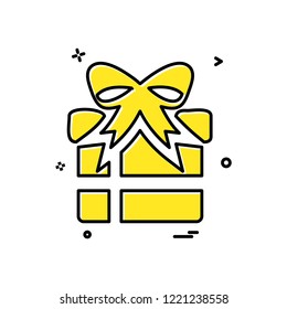 Giftbox icon design vector
