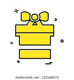 Giftbox icon design vector