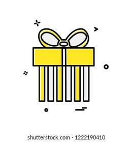 Giftbox icon design vector