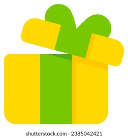 giftbox icon with flat style and pixel perfect base. Suitable for website design, logo, app and UI. Based on the size of the icon in general, so it can be reduced.