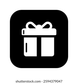 Giftbox icon with transparent background