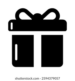 Giftbox icon with transparent background