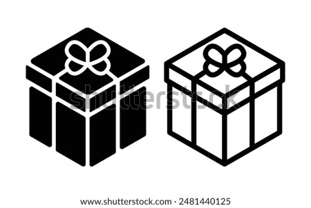 Giftbox icon vector illustration. Ecommerce icon