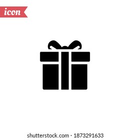 giftbox icon. Vector illustration EPS 10.