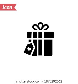 giftbox icon. Vector illustration EPS 10.