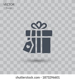 giftbox icon. Vector illustration EPS 10.