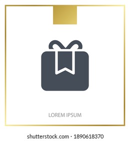 giftbox icon. Vector illustration EPS 10.