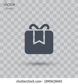 giftbox icon. Vector illustration EPS 10.
