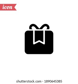 icono giftbox. Ilustración del vector EPS 10.
