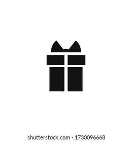 Giftbox icon vector.Present sign illustration.Gift icon