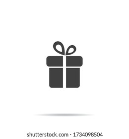 Giftbox icon vector.Present sign illustration.Gift icon
