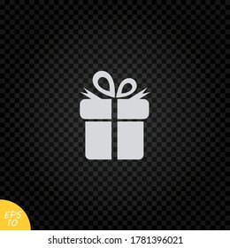 Giftbox icon vector.Present sign illustration.Gift icon