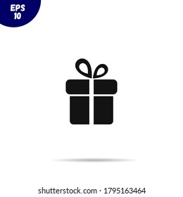 Giftbox icon vector.Present sign illustration.Gift icon