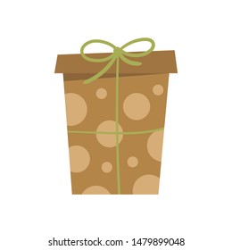 Giftbox on white background. Present boxes.