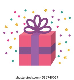 giftbox party celebration icon