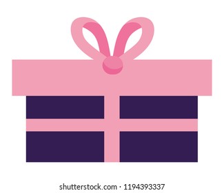 Giftbox present isolated