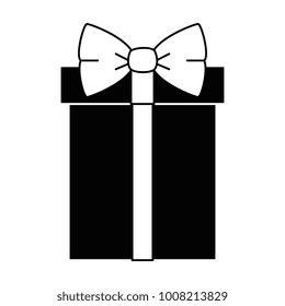 giftbox present isolated icon