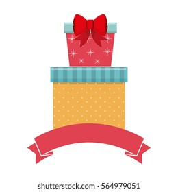 giftbox present isolated icon