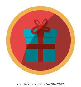 giftbox present isolated icon