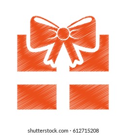 giftbox present isolated icon