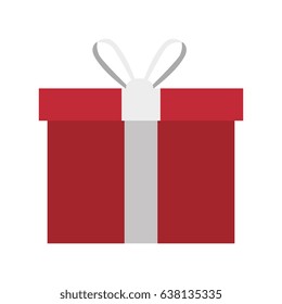 giftbox present isolated icon