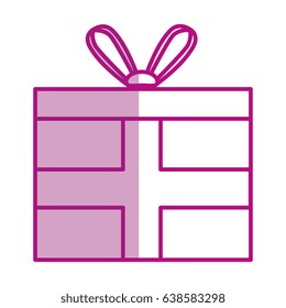 giftbox present isolated icon