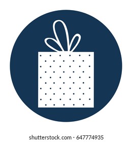 giftbox present isolated icon