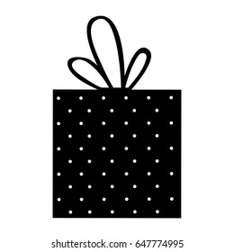 giftbox present isolated icon