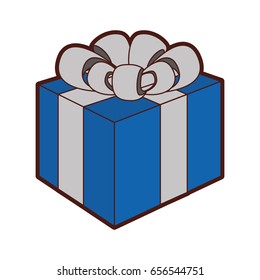 giftbox present isolated icon