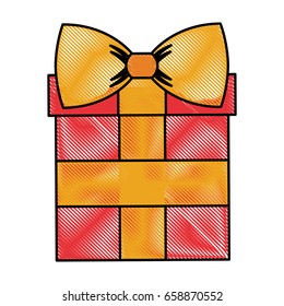 giftbox present isolated icon