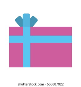 giftbox present isolated icon