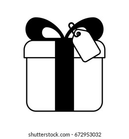 giftbox present isolated icon