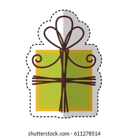 giftbox present isolated icon vector illustration design