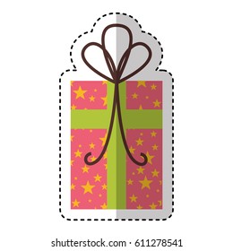 giftbox present isolated icon vector illustration design