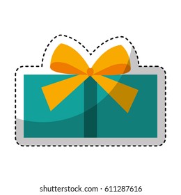 giftbox present isolated icon vector illustration design
