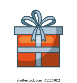 giftbox present isolated icon vector illustration design