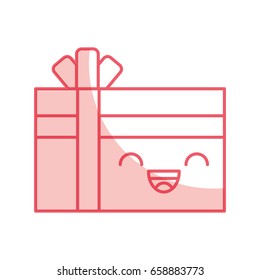 giftbox present kawaii character
