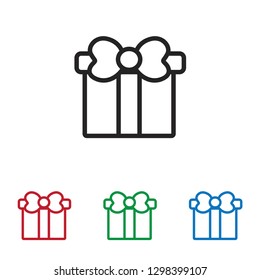 Giftbox vector icon