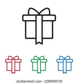 Giftbox vector icon